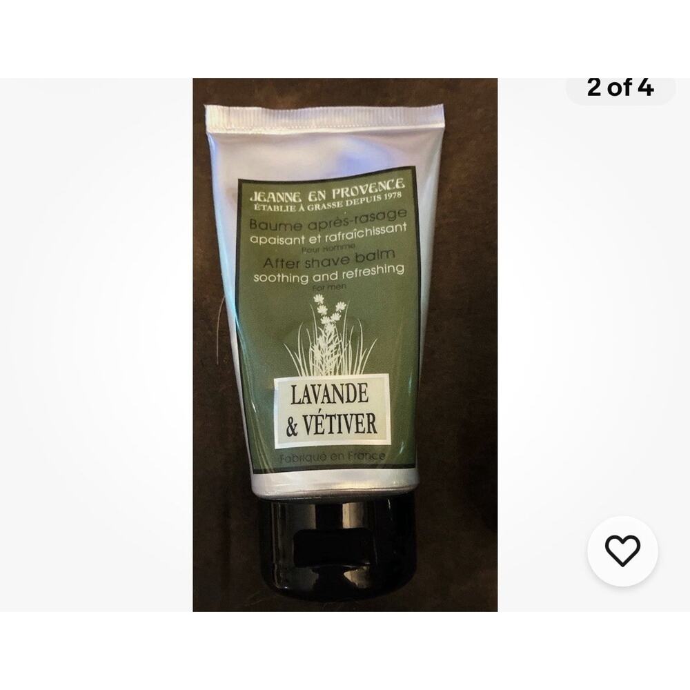 Jeanne en Provence Lavande & Vetiver Men's Frag Gift Set Eau De Toilette France - Picture 3 of 5